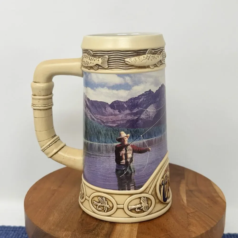 Coors 1996 Limited Edition Beer Stein Life in the Rocky Mountains 